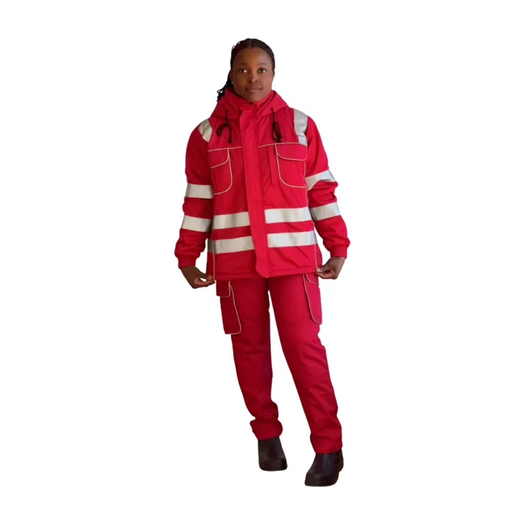 Red Thermal Winter Jacket & Trouser