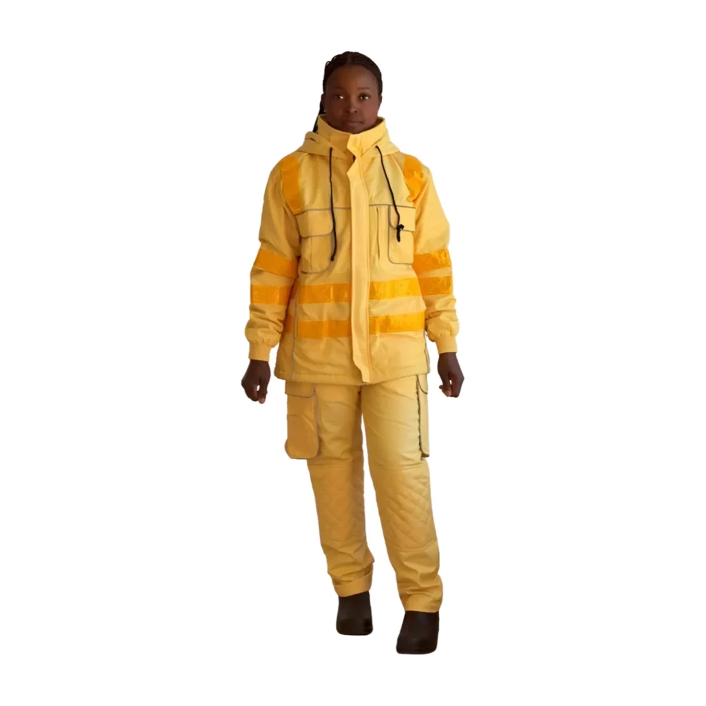 Yellow Reflective Rain Suit